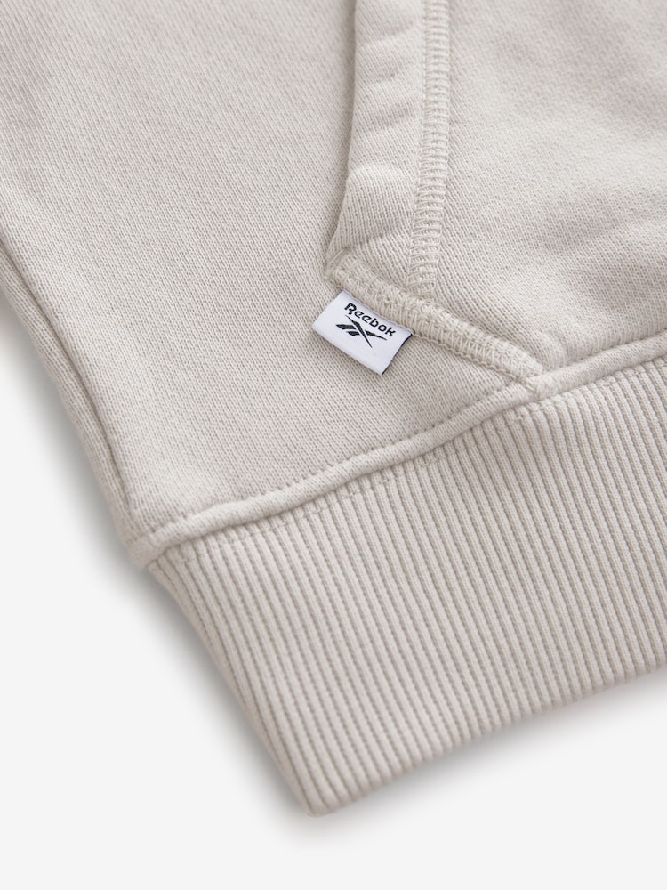 Reebok Girls Oversized 100% Cotton Cropped Hoodie - Image 9 of 9