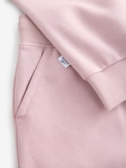 Reebok Girls Pink Graphic Sweatshirt And Joggers Set - Image 10 of 10