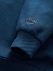 Reebok Girls Navy Graphic Hoodie Dress - Image 10 of 10