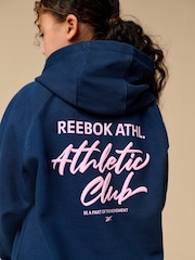 Reebok Girls Navy Graphic Hoodie Dress - Image 5 of 10