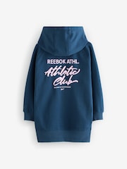 Reebok Girls Navy Graphic Hoodie Dress - Image 8 of 10