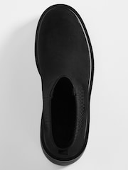 Simply Be Black Regular/Wide Fit Ankle Classic Flat Chelsea Boots - Image 3 of 4