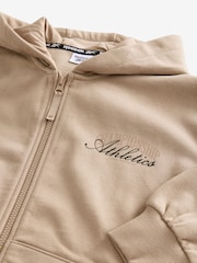 Reebok Girls Oversized Stone 100% Cotton Zip Through Hoodie - Image 7 of 8