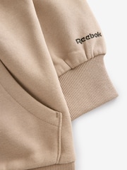 Reebok Girls Oversized Stone 100% Cotton Zip Through Hoodie - Image 8 of 8
