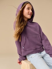 Reebok Girls Oversized 100% Cotton Cropped Hoodie - Image 4 of 11