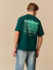 Reebok Boys Oversized 100% Cotton Graphic T-Shirt - Image 2 of 4