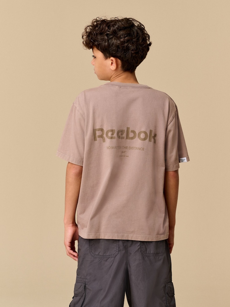 Reebok Boys Oversized 100% Cotton Logo T-Shirt - Image 3 of 9