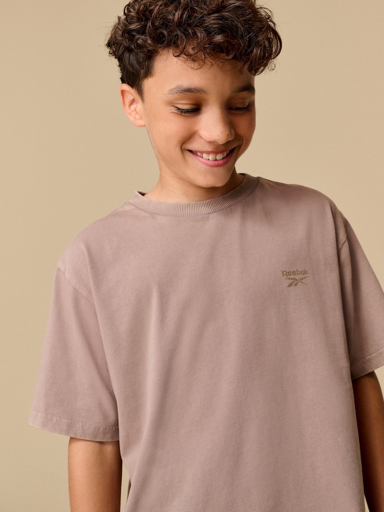 Reebok Boys Oversized 100% Cotton Logo T-Shirt - Image 4 of 9