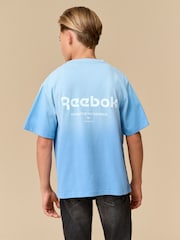 Reebok Boys Oversized 100% Cotton Logo T-Shirt - Image 2 of 8