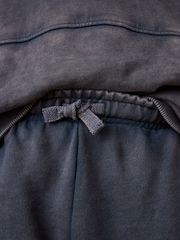 Reebok Boys Washed Logo 100% Cotton Black Joggers - Image 3 of 8