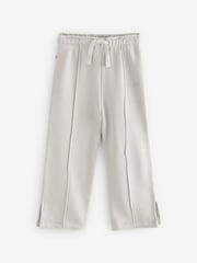 Reebok Girls Washed Light Blue 100% Cotton Wide Leg Joggers - Image 7 of 10
