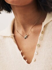 Gold Tone Bunny Necklace - Image 2 of 5