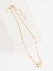 Gold Tone Bunny Necklace - Image 3 of 5