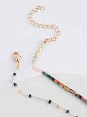 Multi Colour Two Layer Sunset Necklace - Image 2 of 2