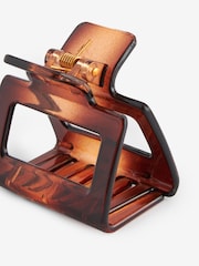 Tortoiseshell Brown Resin Hair Claw Clip - Image 2 of 3