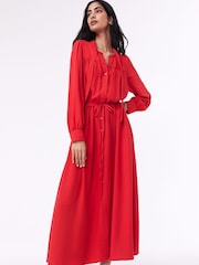 Baukjen Red Ania Dress with Lenzing™ Ecovero™ - Image 3 of 5