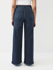Inky Blue Hourglass Wide Leg Jeans - Image 2 of 9