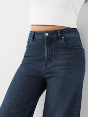 Inky Blue Hourglass Wide Leg Jeans - Image 7 of 9