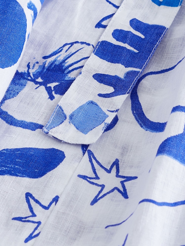 White/Blue Premium Maxi Dress - Image 6 of 6