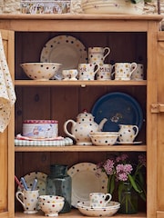 Emma Bridgewater Cream Polka Dot 4 Mug Teapot - Image 1 of 2