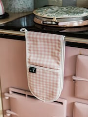 Avalon Home Pink Gingham Oven Glove - Image 2 of 5