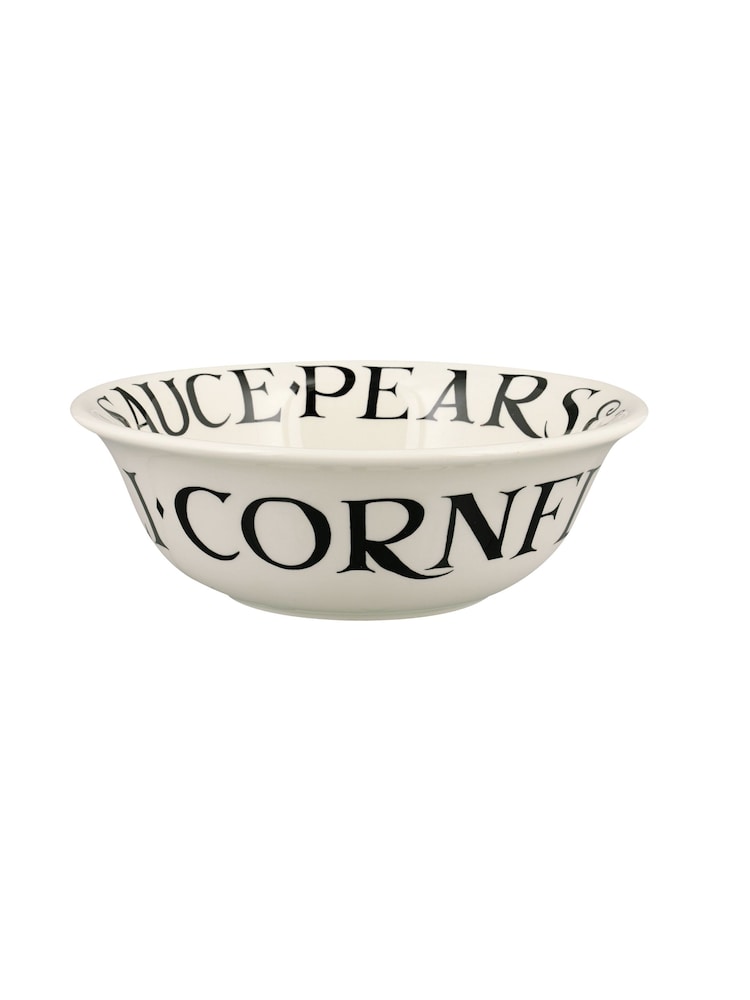 Emma Bridgewater Cream Black Toast Cereal Bowl - Image 2 of 3