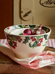 Emma Bridgewater Cream Holly Medium Old Bowl - Image 1 of 4