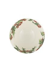 Emma Bridgewater Cream Holly Medium Old Bowl - Image 3 of 4