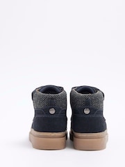 River Island Blue Navy Smart Boots - Image 3 of 5