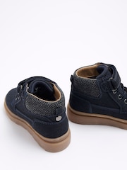 River Island Blue Navy Smart Boots - Image 4 of 5