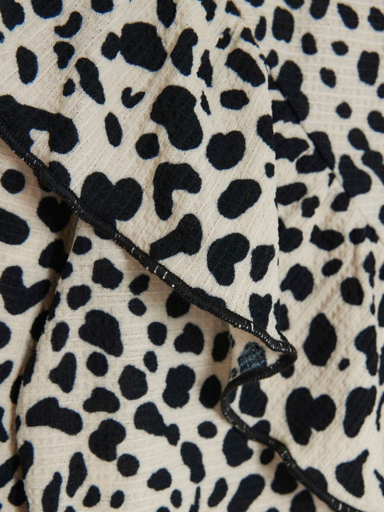 River Island Dekleta 100% Bombaž živalski vzorci Fouchette obleka - Slika 7 iz 7