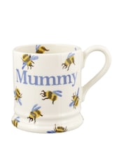 Emma Bridgewater Cream Bumblebee 1/2 Pint Mum Mug - Image 2 of 5
