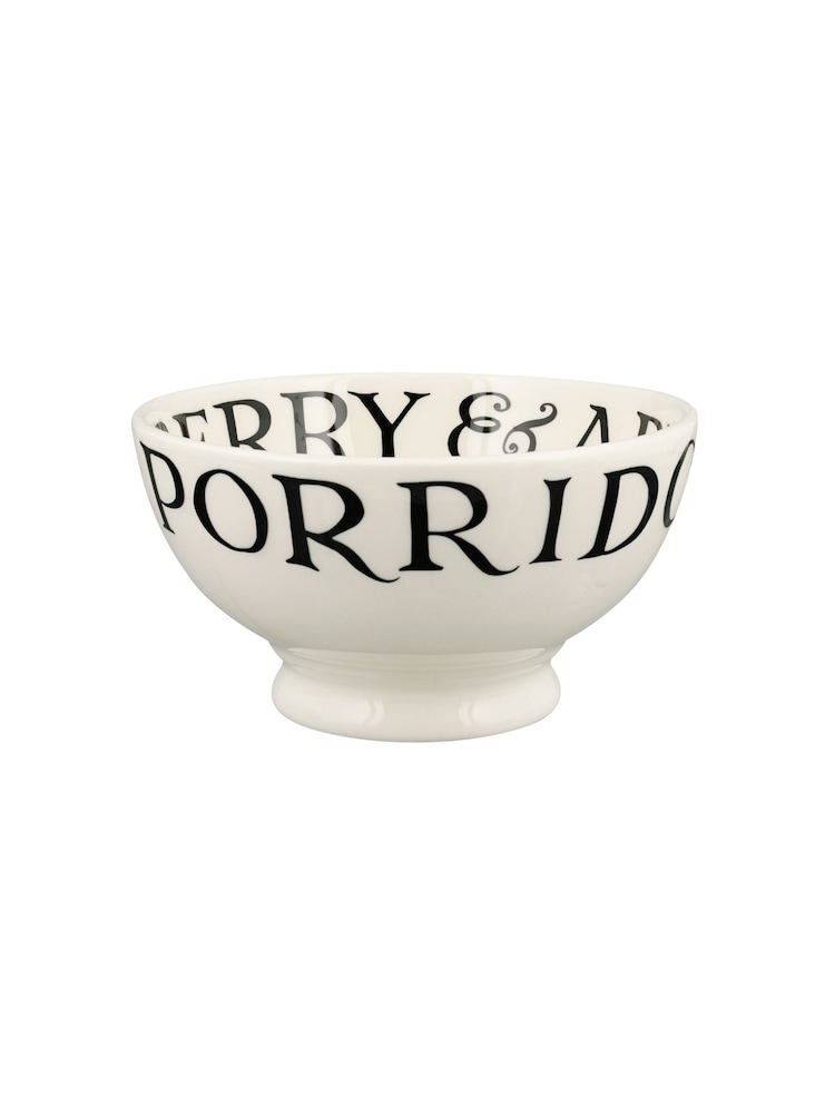 Emma Bridgewater Cream Black Toast French Bowl - Image 2 of 5