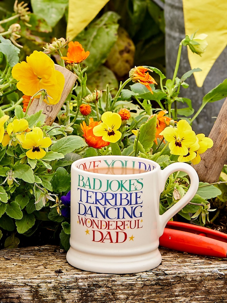 Emma Bridgewater Cream Rainbow Toast Wonderful Dad 1/2 Pint Mug - Image 1 of 5
