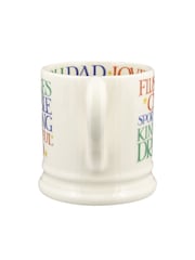 Emma Bridgewater Cream Rainbow Toast Wonderful Dad 1/2 Pint Mug - Image 3 of 5