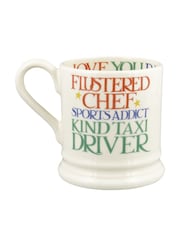 Emma Bridgewater Cream Rainbow Toast Wonderful Dad 1/2 Pint Mug - Image 4 of 5