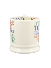 Emma Bridgewater Cream Rainbow Toast Wonderful Dad 1/2 Pint Mug - Image 5 of 5