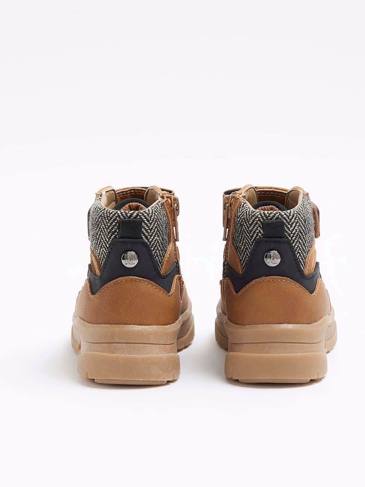 River Island Jungen Worked Stiefel mit Klettverschluss - Bild 2 von 4