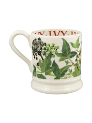 Emma Bridgewater Set of 2 Cream Holly & Ivy 1/2 Pint Mugs Boxed - Image 6 of 6
