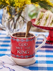 Emma Bridgewater Cream God Save The King 1/2 Pint Mug - Image 1 of 5