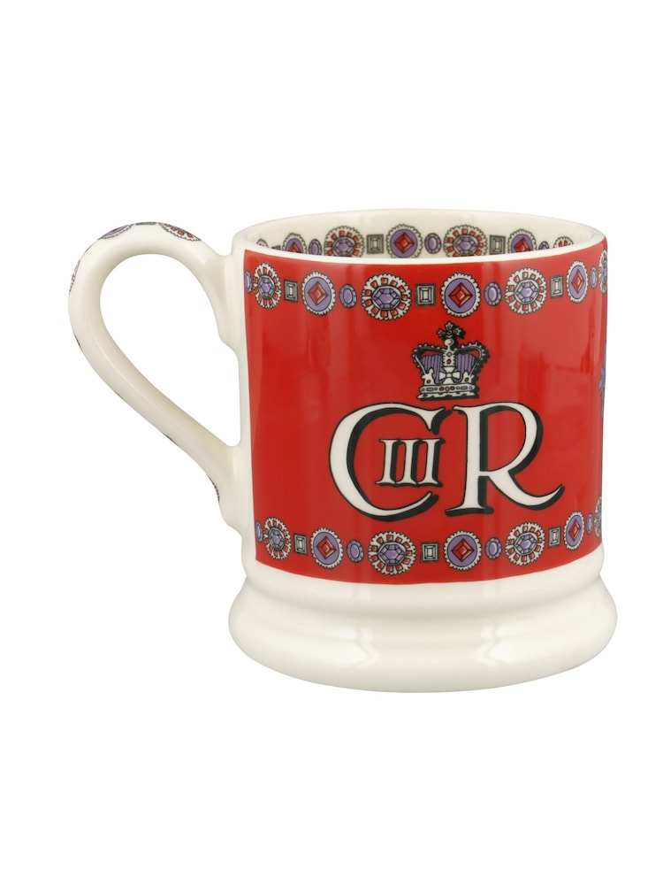 Emma Bridgewater Cream God Save The King 1/2 Pint Mug - Image 2 of 5