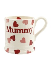 Emma Bridgewater Pink Hearts Mummy 1/2 Pint Mug - Imagem 2 de 5