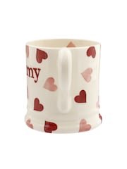 Emma Bridgewater Pink Hearts Mummy 1/2 Pint Mug - Imagem 3 de 5
