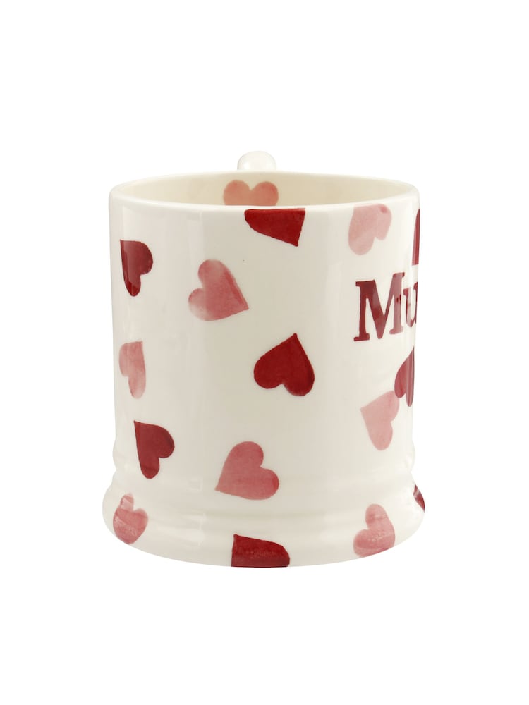 Emma Bridgewater Pink Hearts Mummy 1/2 Pint Mug - Imagem 5 de 5