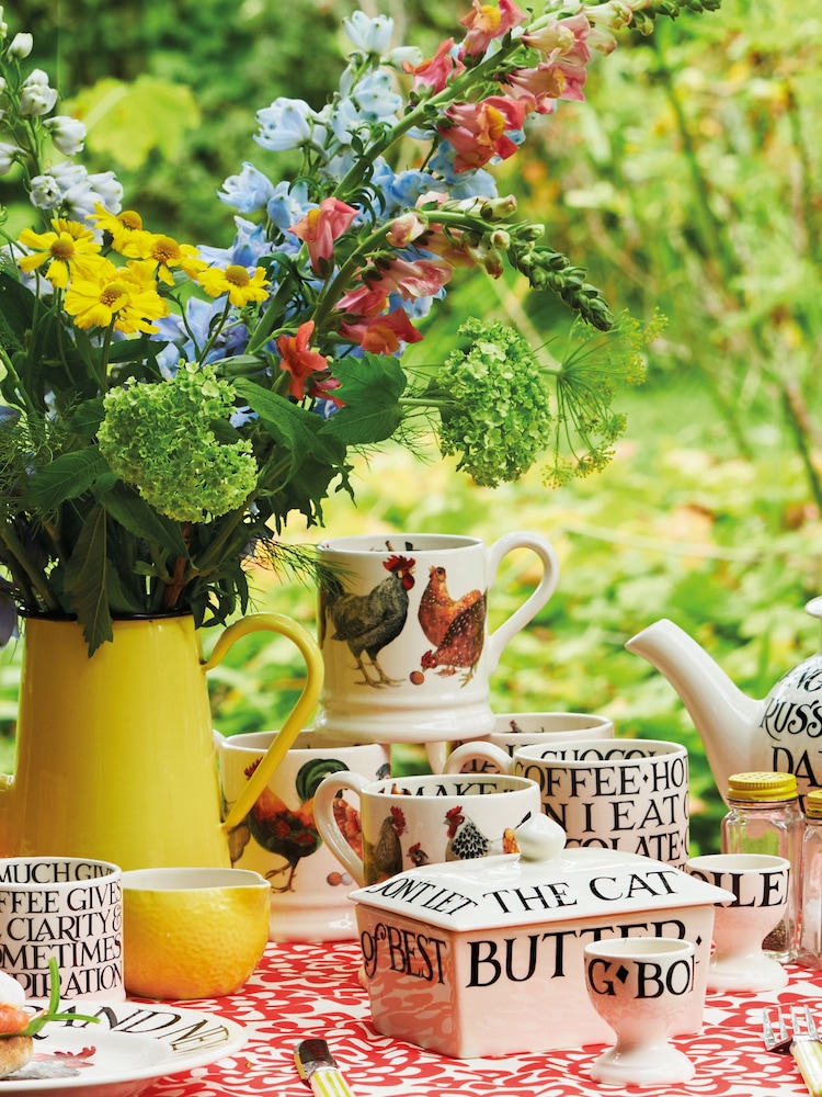 Emma Bridgewater Set of 2 Cream Rise & Shine 1/2 Pint Mugs Boxed - Image 1 of 2 Emma Bridgewater Set of 2 Cream Rise & Shine 1/2 Pint Mugs Boxed - Image 1 of 2