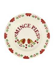 Emma Bridgewater Cream Christmas Joy Mince Pies 8 1/2 Inch Plate - Image 2 of 2