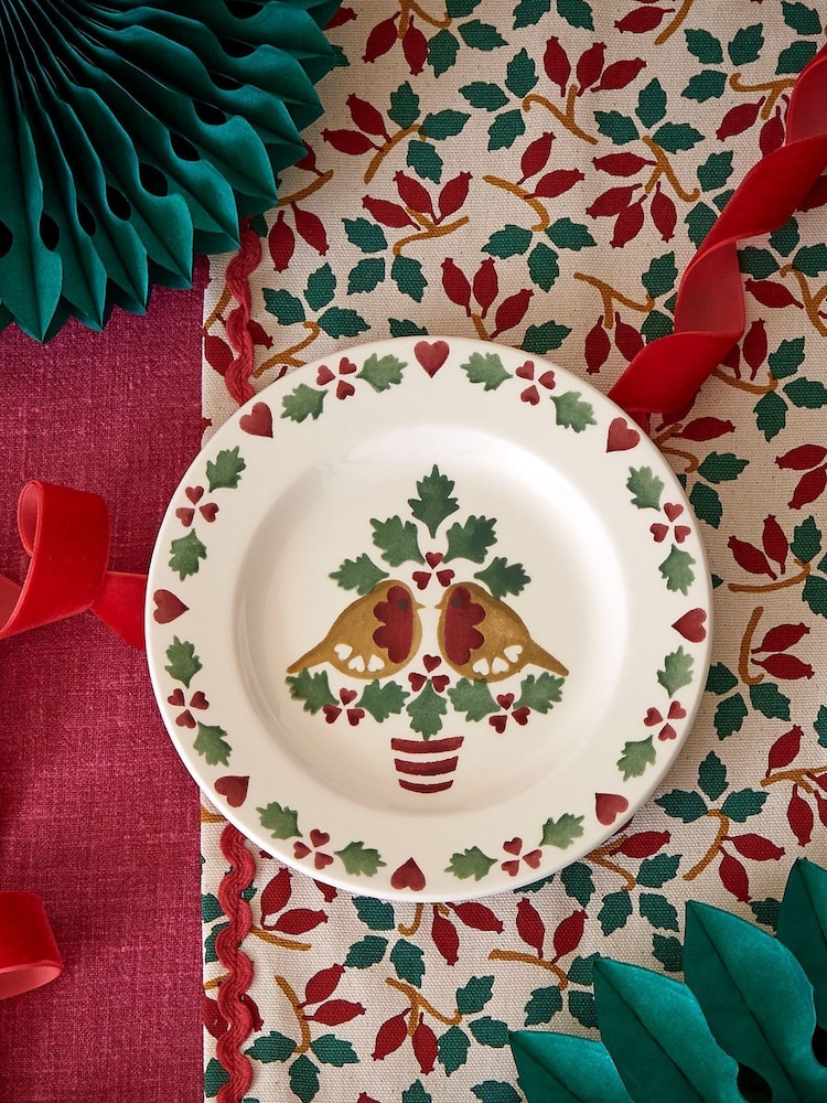 Emma Bridgewater Cream Christmas Joy Tree 6 1/2 Inch Plate - Image 1 of 2 Emma Bridgewater Cream Christmas Joy Tree 6 1/2 Inch Plate - Image 1 of 2