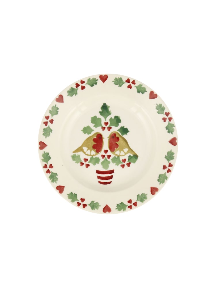 Emma Bridgewater Cream Christmas Joy Tree 6 1/2 Inch Plate - Image 2 of 2 Emma Bridgewater Cream Christmas Joy Tree 6 1/2 Inch Plate - Image 2 of 2