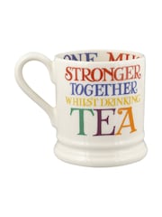 Emma Bridgewater Cream Rainbow toast change the world 1/2 Pint Mug - Image 4 of 5