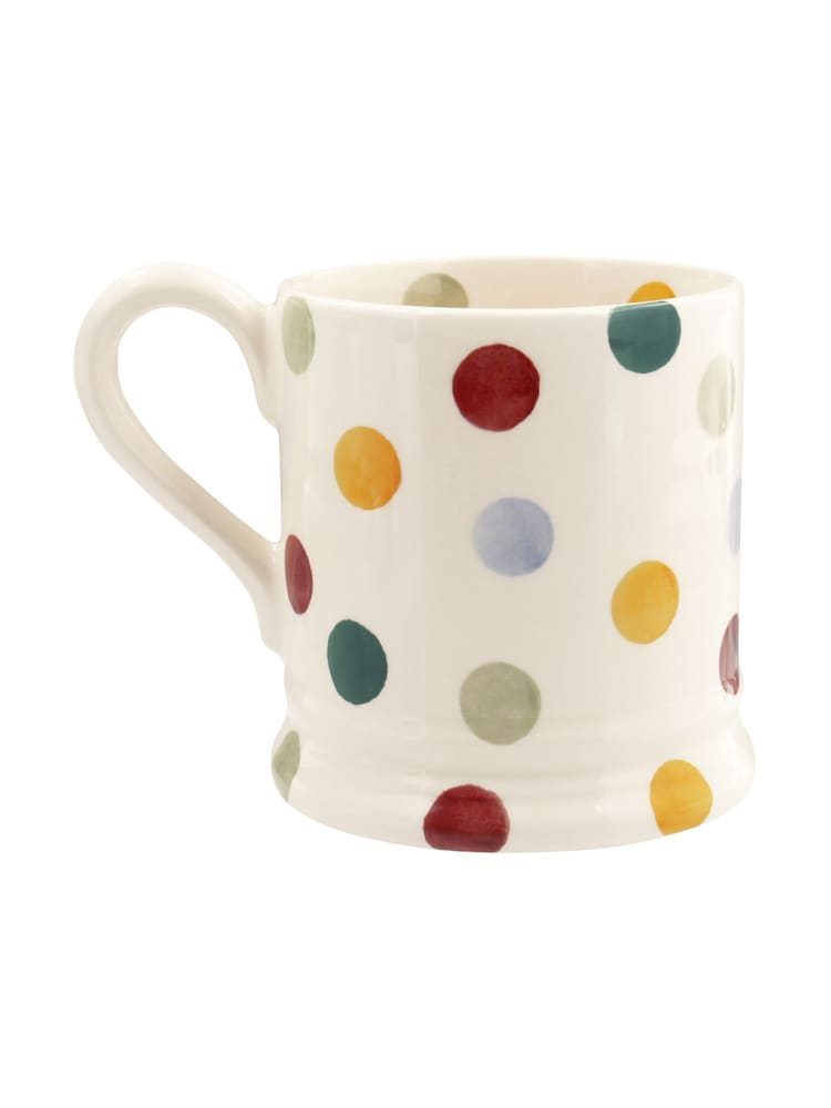 كوب مزين بطبعة منقطة وعبارة "Mummy" بسعة 1/2 باينت من Emma Bridgewater - Image 4 of 5